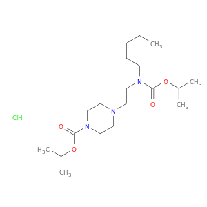 1-Piperazinecarboxylicacid, 4-[2-[[(1-methylethoxy)carbonyl]pentylamino]ethyl]-, 1-methylethyl ester,hydrochloride (1:1)