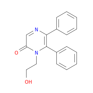 2(1H)-Pyrazinone, 1-(2-hydroxyethyl)-5,6-diphenyl-