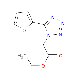 1H-Tetrazole-1-acetic acid, 5-(2-furanyl)-, ethyl ester