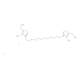 Thiazolium, 3,3'-(1,12-dodecanediyl)bis[5-ethyl-4-methyl-, diiodide