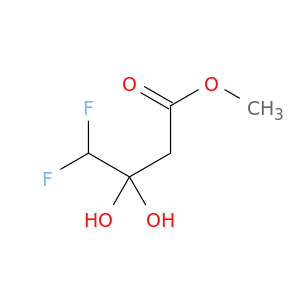 Butanoic acid, 4,4-difluoro-3,3-dihydroxy-, methyl ester