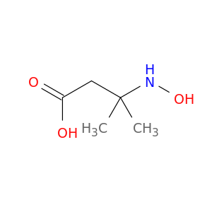 Butanoic acid, 3-(hydroxyamino)-3-methyl-
