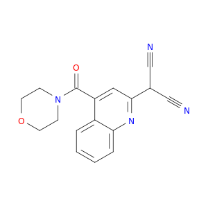 Propanedinitrile,2-[4-(4-morpholinylcarbonyl)-2-quinolinyl]-