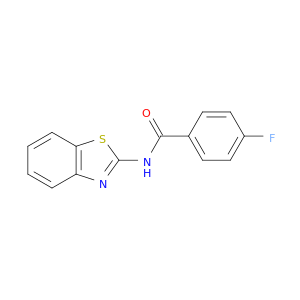 Benzamide, N-2-benzothiazolyl-4-fluoro-