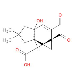Cycloprop[e]indene-6b(1H)-carboxylicacid, 1a,2-diformyl-1a,3a,4,5,6,6a-hexahydro-3a-hydroxy-5,5-dimethyl-, [1aR-(1aa,3ab,6ab,6ba)]- (9CI)