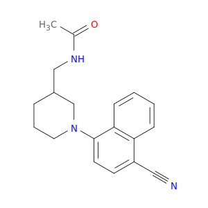 Acetamide, N-[[1-(4-cyano-1-naphthalenyl)-3-piperidinyl]methyl]-