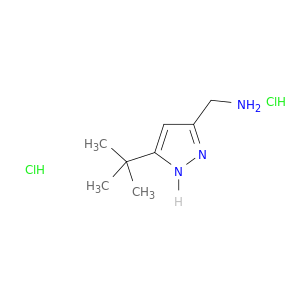 [(5-tert-Butyl-1H-pyrazol-3-yl)methyl]amine Dihydrochloride