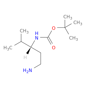 tert-Butyl N-[(3R)-1-amino-4-methylpentan-3-yl]carbamate