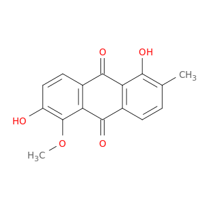 9,10-Anthracenedione, 1,6-dihydroxy-5-methoxy-2-methyl-