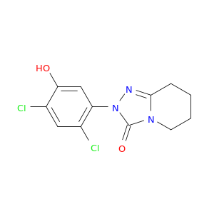 1,2,4-TRIAZOLO[4,3-A]PYRIDIN-3(2H)-ONE, 2-(2,4-DICHLORO-5-HYDROXYPHENYL)-5,6,7,8-TETRAHYDRO-