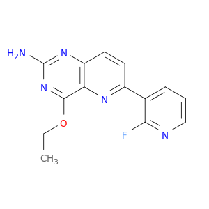 Pyrido[3,2-d]pyrimidin-2-amine, 4-ethoxy-6-(2-fluoro-3-pyridinyl)-