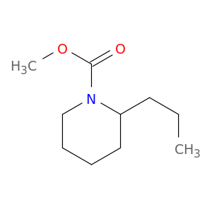 1-Piperidinecarboxylic acid, 2-propyl-, methyl ester