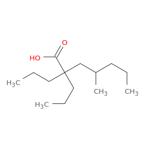 Heptanoic acid, 4-methyl-2,2-dipropyl-