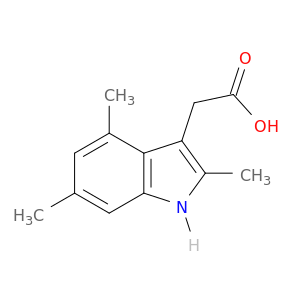 1H-Indole-3-aceticacid, 2,4,6-trimethyl-