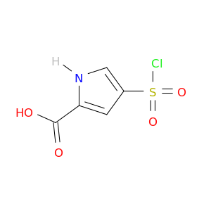 4-(氯磺酰基)-1H-吡咯-2-羧酸