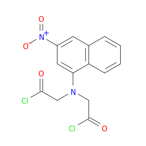 Acetyl chloride, 2,2'-[(3-nitro-1-naphthalenyl)imino]bis-