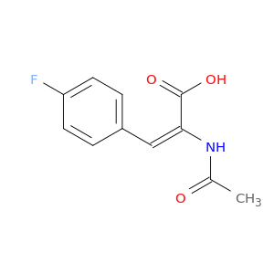 p-Fluoro-α-acetamidocinnamic Acid