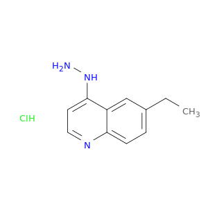 4-Hydrazino-6-ethylquinoline hydrochloride