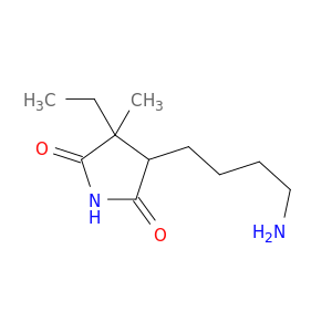 4-(4-氨基丁基)-3-乙基-3-甲基-2,5-吡咯烷二酮