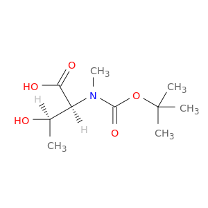 (2S,3R)-3-HYDROXY-2-[METHYL-[(2-METHYLPROPAN-2-YL)OXYCARBONYL]AMINO]BUTANOIC ACID