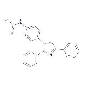 N-(4-(1,3-Diphenyl-4,5-dihydro-1H-pyrazol-5-yl)phenyl)acetamide