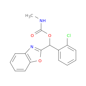 2-Benzoxazolemethanol, a-(2-chlorophenyl)-,methylcarbamate (ester) (9CI)