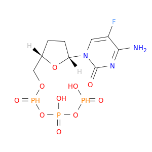 Cytidine5'-(tetrahydrogen triphosphate), 2',3'-dideoxy-5-fluoro- (9CI)