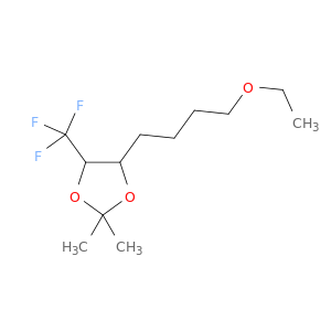 1,3-Dioxolane, 4-(4-ethoxybutyl)-2,2-dimethyl-5-(trifluoromethyl)-