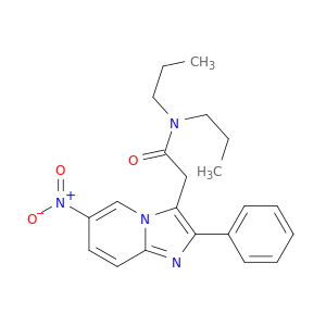 Imidazo[1,2-a]pyridine-3-acetamide, 6-nitro-2-phenyl-N,N-dipropyl-