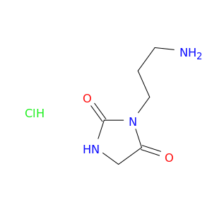 3-(3-aminopropyl)imidazolidine-2,4-dione hydrochloride