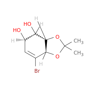 [3AS-(3AΑ,4Α,5Α,7AΑ)]-7-溴-3A,4,5,7A-四氢-2,2-二甲基-1,3-苯并二茂-4,5-二醇