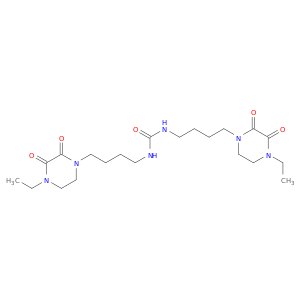 Urea,N,N'-bis[4-(4-ethyl-2,3-dioxo-1-piperazinyl)butyl]-