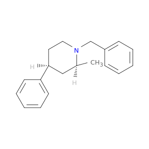 Piperidine, 2-methyl-4-phenyl-1-(phenylmethyl)-, (2S,4S)-