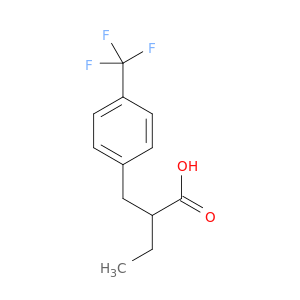 2-{[4-(trifluoromethyl)phenyl]methyl}butanoic acid