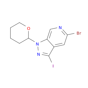 5-溴-3-碘-1-(四氢-2H-吡喃-2-基)-1H-吡唑并[3,4-c]吡啶