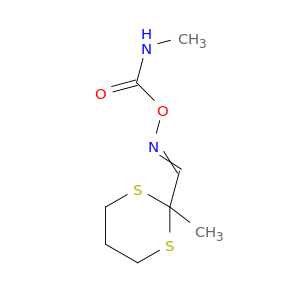 1,3-Dithiane-2-carboxaldehyde,2-methyl-, O-[(methylamino)carbonyl]oxime (9CI)