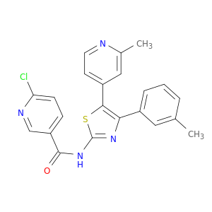 6-CHLORO-N-[4-(3-METHYLPHENYL)-5-(2-METHYL-4-PYRIDYL)-1,3-THIAZOL-2-YL]NICOTINAMIDE