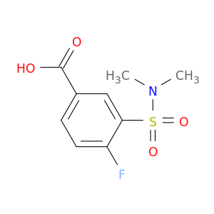 3-(二甲基氨磺酰基)-4-氟苯甲酸