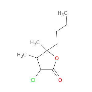 2(3H)-Furanone, 5-butyl-3-chlorodihydro-4,5-dimethyl-