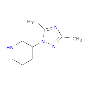 3-(Dimethyl-1H-1,2,4-triazol-1-yl)piperidine