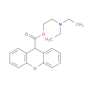 9H-Xanthene-9-carboxylicacid, 2-(diethylamino)ethyl ester