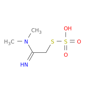 Thiosulfuric acid(H2S2O3), S-[2-(dimethylamino)-2-iminoethyl] ester