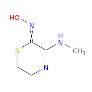 5,6-二氢-3-(甲基氨基)-2H-1,4-噻嗪-2-酮肟