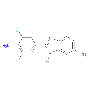 2,6-Dichloro-4-(6-methyl-1H-1,3-benzodiazol-2-yl)aniline