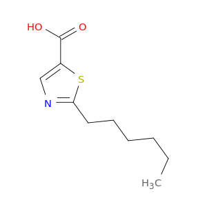 5-Thiazolecarboxylicacid, 2-hexyl-