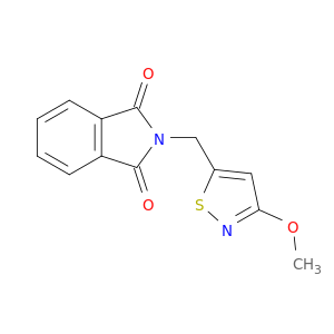 1H-Isoindole-1,3(2H)-dione, 2-[(3-methoxy-5-isothiazolyl)methyl]-
