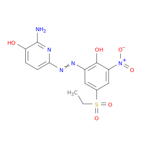 3-Pyridinol, 2-amino-6-[[5-(ethylsulfonyl)-2-hydroxy-3-nitrophenyl]azo]-