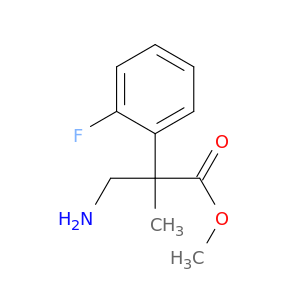methyl 3-amino-2-(2-fluorophenyl)-2-methylpropanoate