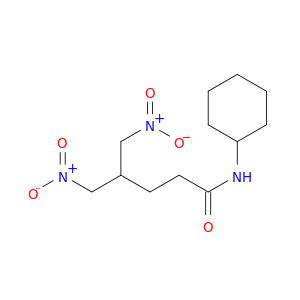 Pentanamide, N-cyclohexyl-5-nitro-4-(nitromethyl)-