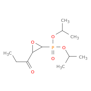 Phosphonic acid, [3-(1-oxopropyl)oxiranyl]-, bis(1-methylethyl) ester